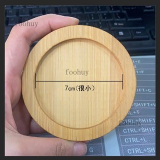 竹製木托盤餐盤 小吃盤 木質托盤 長方形家用木盤 實木圓盤茶盤 燒烤盤, A款迷你9cm, 1個