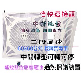 16吋循環扇 輕鋼架專用 全機保固一年 三段風量 轉盤可轉可停 附遙控器, 機台+