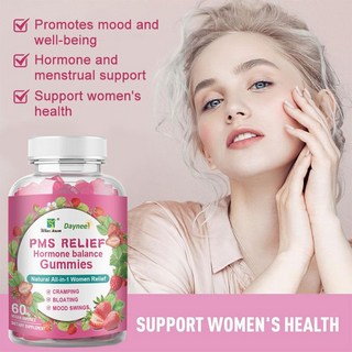 pms relief hormone balance gummies natural all-in-1women, 1個, 1瓶