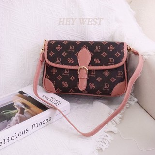 Derby乾燥玫瑰小方包 斜背包 肩背包 側背包 質感女包