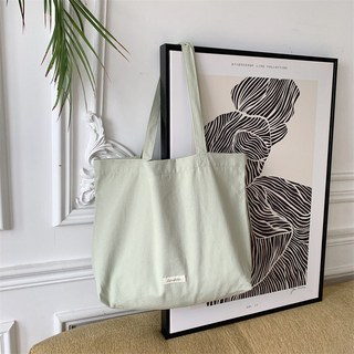小衆高級托特包女帆布包通勤包女學生單肩包上課包大容量純色款