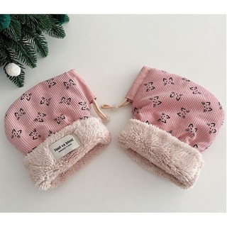 아기 겨울 킥보드 장갑 자전거 핸드워머 유아 방한장갑, 1개, 야옹이