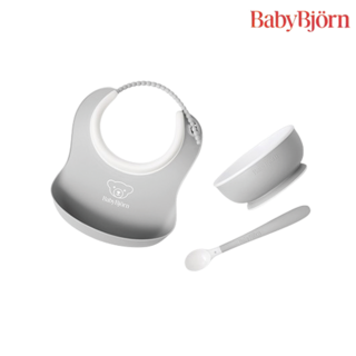 베이비뵨 New 베이비 피딩 세트, 1개, (크웨더 아쿠아리프-라임), New 베이비 피딩 세트-그레이