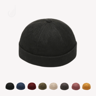 EVLV 코듀로이 와치캡 숏 비니