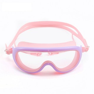 兒童大框泳鏡高清防水防霧硅膠耳塞一體男女童專業潛水游泳護目鏡, 1個, 如圖