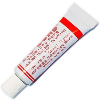 牙膏型 CPU/顯示卡散熱膏, 10G小包裝, 白, 1個