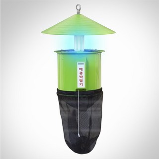 국산 야외용 LED램프 포충기 해충퇴치기 실외 축사 농장 전원주택 모기 날파리 나방 벌레 포집기 과수원, 야외용 포충기 중(100평형)_그린