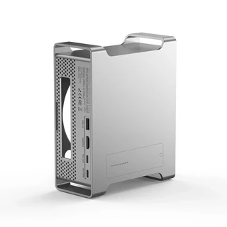 10in1 100W PD 도킹 스탠드 맥 미니 M4/M4 프로 지원 8TB SSD 확장 USB3.2 10Gbps TF4.0 알루미늄 합금 도, 02 10in1