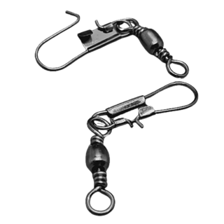 안낚하세요 인터락 스냅 핀도래, 블랙 10호(31mm/강도14kg) 50개