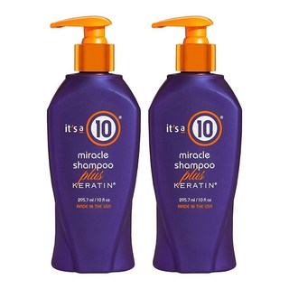 It's a 10 Haircare 미라클 샴푸 플러스 케라틴 295.7 ml (10 액량온스) (2개 팩)
