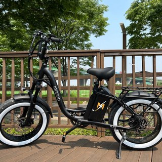 부릉이 플렉스 FLEX 48V 500W 25AH 팻바이크 전동 전기자전거, 1개, 175cm, 타이어(화이트) PAS스로틀겸용(듀얼방식)