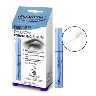 Rapidlash & RapidBrow 睫毛眉毛增強精華 3ml Miss.LoLo Beauty, 1個, 眉
