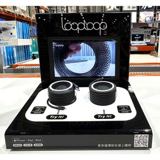 Looploop MFi 磁吸 Lightning 充電線 USB-A/C 台中小蜜蜂美式賣場代購, 1個, 貨運宅配