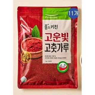 풀무원 고운빛 고춧가루 (김치용), 1kg, 11개