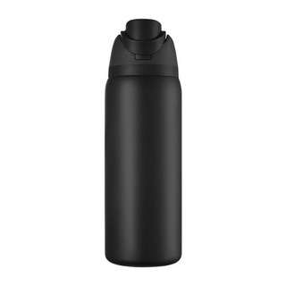 owla 手提雙飲運動水壺 32oz 不銹鋼保溫杯, 黑色,32盎司, 1個