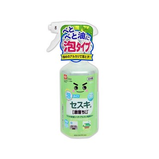 日本LEC激落君 廚房去油汙 鹼性電解水 濃密泡沫清潔劑 400ml, 1個