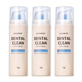 닥터바이 덴탈클린 강아지 치약 입냄새 구취 치석 제거 바르는 치약, 50g, 3세트
