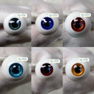 BJD 娃娃眼珠 仿玻璃眼 O.b.11 球形可動, 1個, 西吉-002,12/7