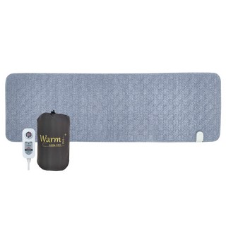 워밍업 여행용 전기매트 프리볼트 캠핑 1인용 미니 싱글 전기요, 혼합색상, 50 x 150cm