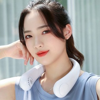 Cat-Neck 가디언 넥밴드 미니선풍기 휴대용 무선 저소음 화이트