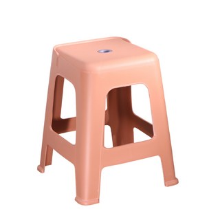 LOGIS邏爵家具 多彩堆疊凳 塑膠椅 餐桌椅 3色【CT-H】, 橘色, 1個
