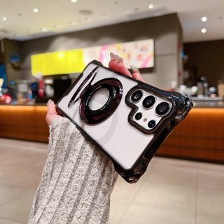 隱形支架 四角防摔 磁吸無線充 手機殼 保護殼