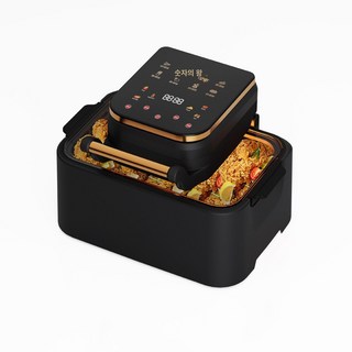 휴대용 에어프라이어 다용도 바스켓 미니 오븐, 12L 블랙, 기본 모델명/품번