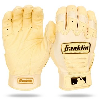 Franklin 棒壘球打擊手套 CFX PRO HI-LITE，透氣舒適、減震耐磨，提升打擊表現, 香草色, 1套