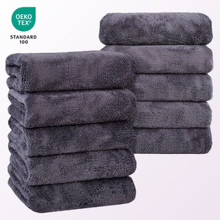 PPEAT 고급 호텔수건 200수 코마사 OEKO-TEX 인증을 무형광 먼지없는수건 연말선물 답례품 진드기방지 항균인증 수건, 10개, 색상1