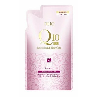 DHC Q10 EX豐盈深層修護洗髮精補充包，滋養髮根，強韌髮絲，無矽靈配方, 1件, 400ml