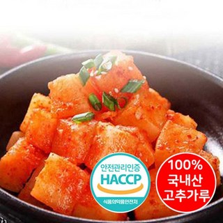 [청년김치/깍두기_2kg-10kg] 담근_엄마 손맛 깍두기, 5kg, 1개