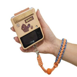 유럽여행필수품 핸드폰 소매치기방지스트랩 해외여행필수템 도난방지, 오렌지, 1개