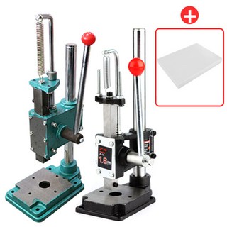 다이모공구 핸드프레스 가죽공예 프레스기, 1개, 2.고정형 중형 320K+펀칭보드