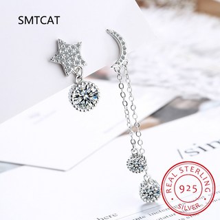 기념 Trend 스타 특별한 생일 Threader 모이사나이트 우정 매달려 순은 여성을위한 선물 925스털링실버 귀걸이 태슬 Jewelry