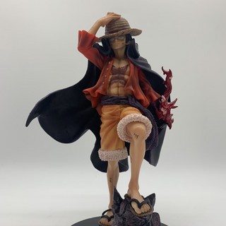 LXMAX 海賊王新四皇路飛雕像手辦模型擺件，第一彈精緻收藏，高品質擺飾, 1個, 新四皇路飛