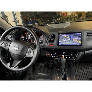 SYECE 紳曜數位 本田HRV安卓車機，14-19年專用導航環景GPS汽車音響主機，智能升級駕駛體驗, ADAS夜視前後雙錄行車紀錄器+64G卡,安卓機整合式配件