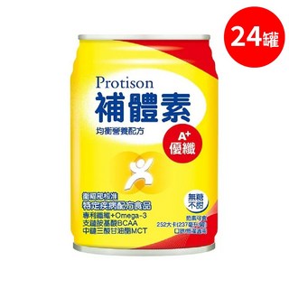 Protison 補體素 優纖A+ 無糖配方, 24個, 237ml