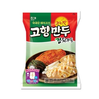 해태 고향만두 김치가득, 10개, 378g