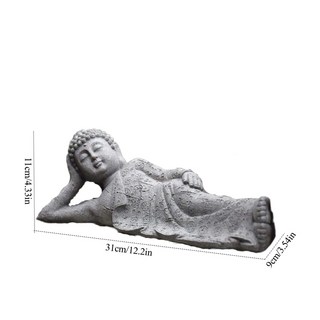 관세음보살상 앉아있는 부처님 개폐식 조각 인형 송진 조각상 장식품 정원 발코니 테이블 액세서리 홈 데코, [02] B, 1개