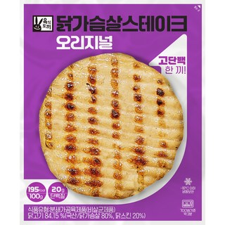 육식토끼 닭가슴살 스테이크 오리지널 60팩, 100g, 60개, 100g