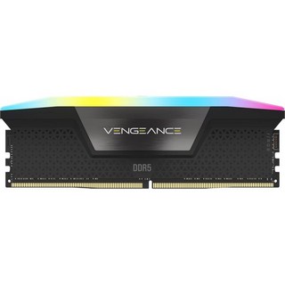 코르세어 벤전스 RGB DDR5 램 192GB 4x48GB 5200MHz CL38 인텔 XMP iCUE 호환 컴퓨터 메모리 블랙 CMH192GX5M4B5200C38, 16GB (1x16GB)