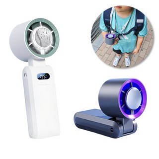 맥맨 휴대용 초강력 미니 선풍기 C타입 급속냉각, 화이트