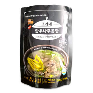 조가네 한우나주곰탕, 6개, 600g