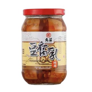 丸莊醬油 甜酒豆腐乳 380g (不辣) 全素食 非基因改造 天然手工製作 清粥小菜良伴 薑母鴨/羊肉爐沾醬, 1
