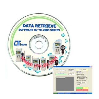 Lutron 路昌 YK-2005 系列 DL-2005 數據擷取軟體, 1個