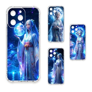 24H快速出貨 TRON 三星 A52/52s 星空下的和服少女 四角防摔 軟殼 手機殼