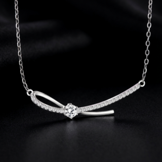 다예품 14K도금 알러지방지 925실버 여성 은목걸이