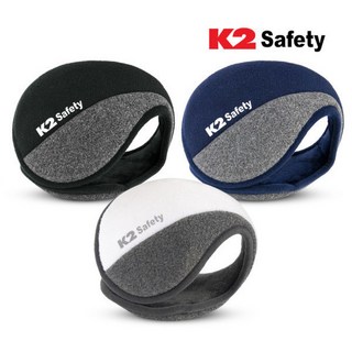 K2 Safety 듀얼 방한 귀마개 귀도리 겨울 겨울용 귀덮개 방한용 기모 보온 용품 등산 골프 캠핑 자전거, 네이비, 1개