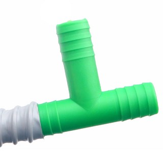 에어컨 배수 호스 일자 -형 T형 Y형 택1 연결대 16mm 용 19mm 이경 PVC 보일러 PP 비닐하우스 주름관 물 호수 연결 연장 티형 플라스틱 연결구 커넥터 실외기 에어콘, 1개