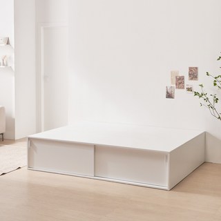 파로마 까사 빅 슬라이딩 수납침대 프레임 Q UCU056, 올화이트